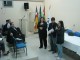Palestra sobre NF-e e SPED em Araranguá supera as espectativas - Entrega dos donativos pelo Delegado do CRC